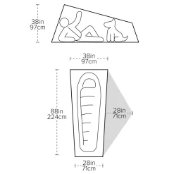 Big Agnes Copper Spur UL1 Tent - Lichen Green