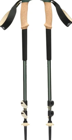 Black Diamond Trail Cork Trekking Poles - Laurel Green