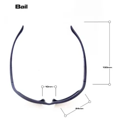 BLOC Bail Sunglasses - Matt Black-Polarised Grey