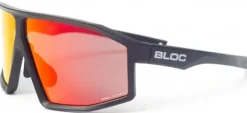 BLOC Blade 2 Sunglasses - Matt Black-Red Mirror