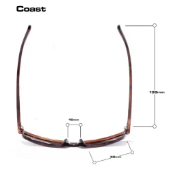 BLOC Coast Sunglasses - Brown Tortoiseshell-Polarised Grey