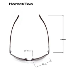 BLOC Hornet Two Sunglasses - Matt Black-Polarised Grey