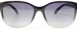 BLOC Lilly Sunglasses - Crystal Black Fade-Grey Graduated