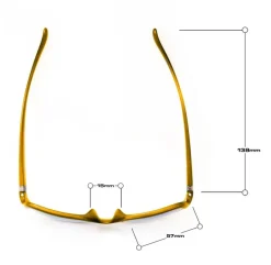 BLOC Riser Sunglasses - Matt Black-Yellow Red Mirror