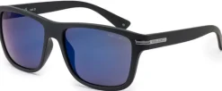 BLOC Tide Sunglasses - Matt Black-Blue Mirror