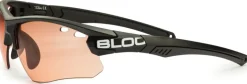 BLOC Titan Sunglasses - Black-Red 4 Lens Pack