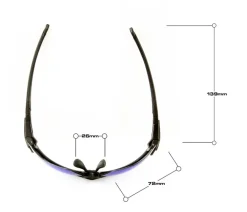 BLOC Titan Sunglasses - Black-Red 4 Lens Pack