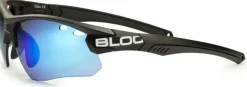 BLOC Titan Sunglasses - Black-Blue Mirror