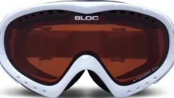 BLOC Utopia Goggle - Shiny White-Goldeneye Lens