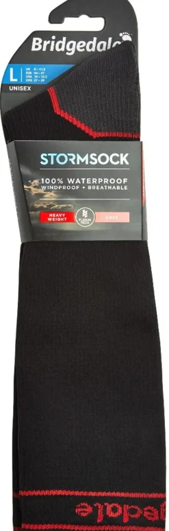 Bridgedale Mens StormSock Heavyweight Knee Socks - Black