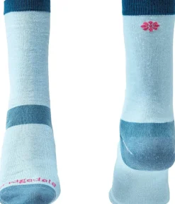 Bridgedale Womens Coolmax Liner Socks - Twin Pack - Sky