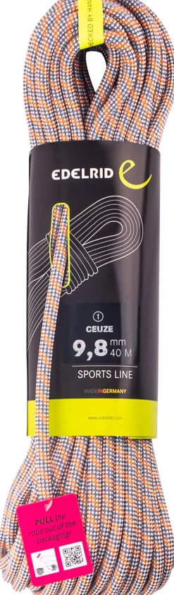 Edelrid Ceuze 9.8mm x 40m Climbing Rope - Icemint-Sahara