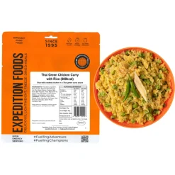 Expedition Foods Thai Green Chicken Curry with Rice - 800kcal