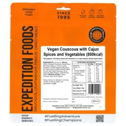 Expedition Foods Vegan Couscous with Cajun Spices and Veg - 800kcal