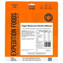 Expedition Foods Vegan Mushroom Risotto - 800kcal