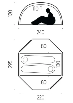 Fjallraven Abisko View 2 Tent - Sand