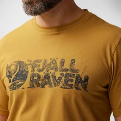 Fjallraven Mens Lush Logo T-shirt - Acorn