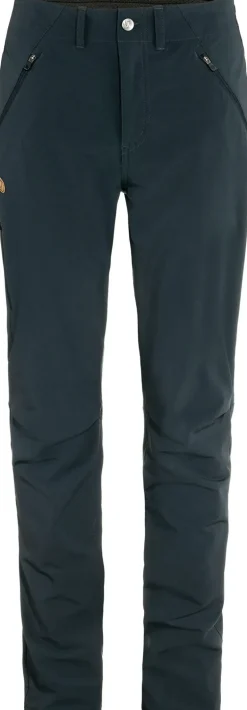 Fjallraven Womens Abisko Trail Stretch Trousers - Dark Navy