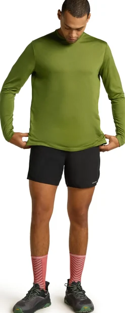 Icebreaker Mens Merino 125 Cool-Lite Sphere III LS Tee - Spagnum