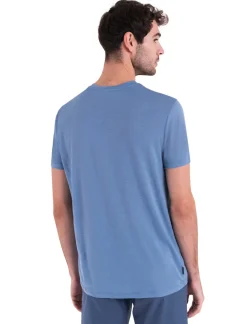 Icebreaker Mens Merino 150 Tech Lite III SS Tee - Van Camp - Kyanite