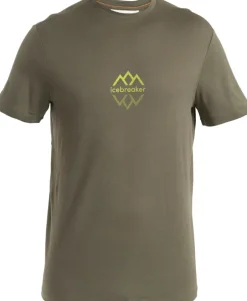 Icebreaker Mens Merino 150 Tech Lite III SS Tee - Logo Reflective - Loden
