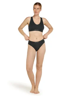 Icebreaker Womens 125 Cool-Lite Sprite Hipster - Black