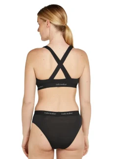 Icebreaker Womens 125 Cool-Lite Sprite Hipster - Black