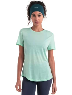 Icebreaker Womens Merino 125 Cool-Lite Sphere III SS Scoop Tee - Glass