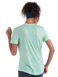 Icebreaker Womens Merino 125 Cool-Lite Sphere III SS Scoop Tee - Glass