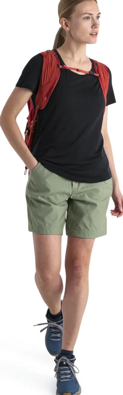 Icebreaker Womens Merino 125 Cool-Lite Sphere III SS Scoop Tee - Black