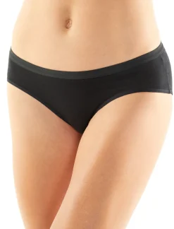 Icebreaker Womens Siren Hipkini Briefs - Black