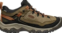 Keen Mens Targhee IV Waterproof Shoes - Sea Turtle-Roasted Pecan