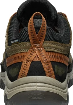 Keen Mens Targhee IV Waterproof Shoes - Sea Turtle-Roasted Pecan