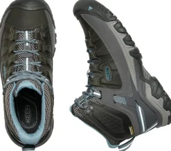 Keen Womens Targhee III Mid Waterproof Boots - Magnet-Atlantic Blue
