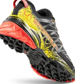 La Sportiva Mens Akasha II Running Shoe - Black-Yellow