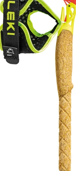 Leki Ultratrail FX.One Trail Running Poles - Bright Red-Black-Neon Yellow