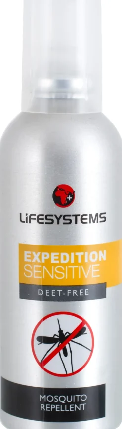 Lifesystems Expedition Sensitive DEET Free Insect Repellent Spray - 100ml