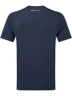 Montane Mens Abstract Mountain T-Shirt - Eclipse Blue