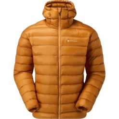 Montane Mens Alpine 850 Lite Hooded Down Jacket - Flame Orange
