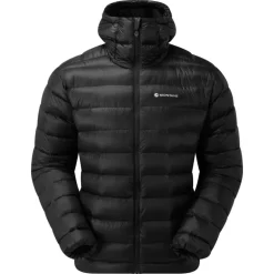 Montane Mens Alpine 850 Lite Hooded Down Jacket - Black