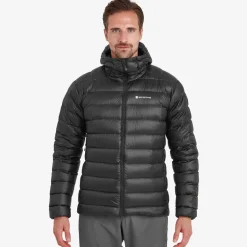 Montane Mens Alpine 850 Lite Hooded Down Jacket - Black