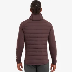 Montane Mens Composite Hoodie - Dark Garnet