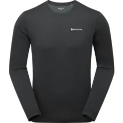 Montane Mens Dart Long Sleeve T-Shirt - Black