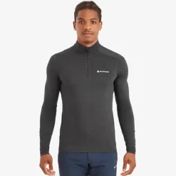 Montane Mens Dart XT Zip Neck - Midnight Grey