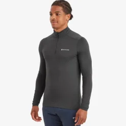 Montane Mens Dart XT Zip Neck - Midnight Grey