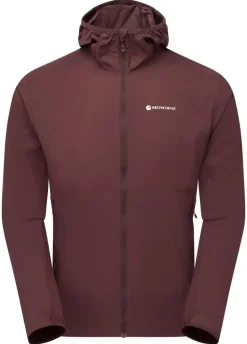 Montane Mens Featherlite Hoodie - Dark Garnet