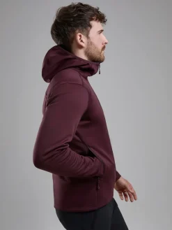 Montane Mens Fury Lite Hoodie - Dark Garnet