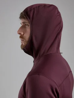 Montane Mens Fury Lite Hoodie - Dark Garnet