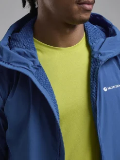 Montane Mens Khamsin Hoodie - Neptune Blue