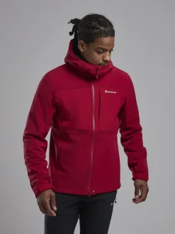 Montane Mens Windjammer XPD Hoodie - Acer Red